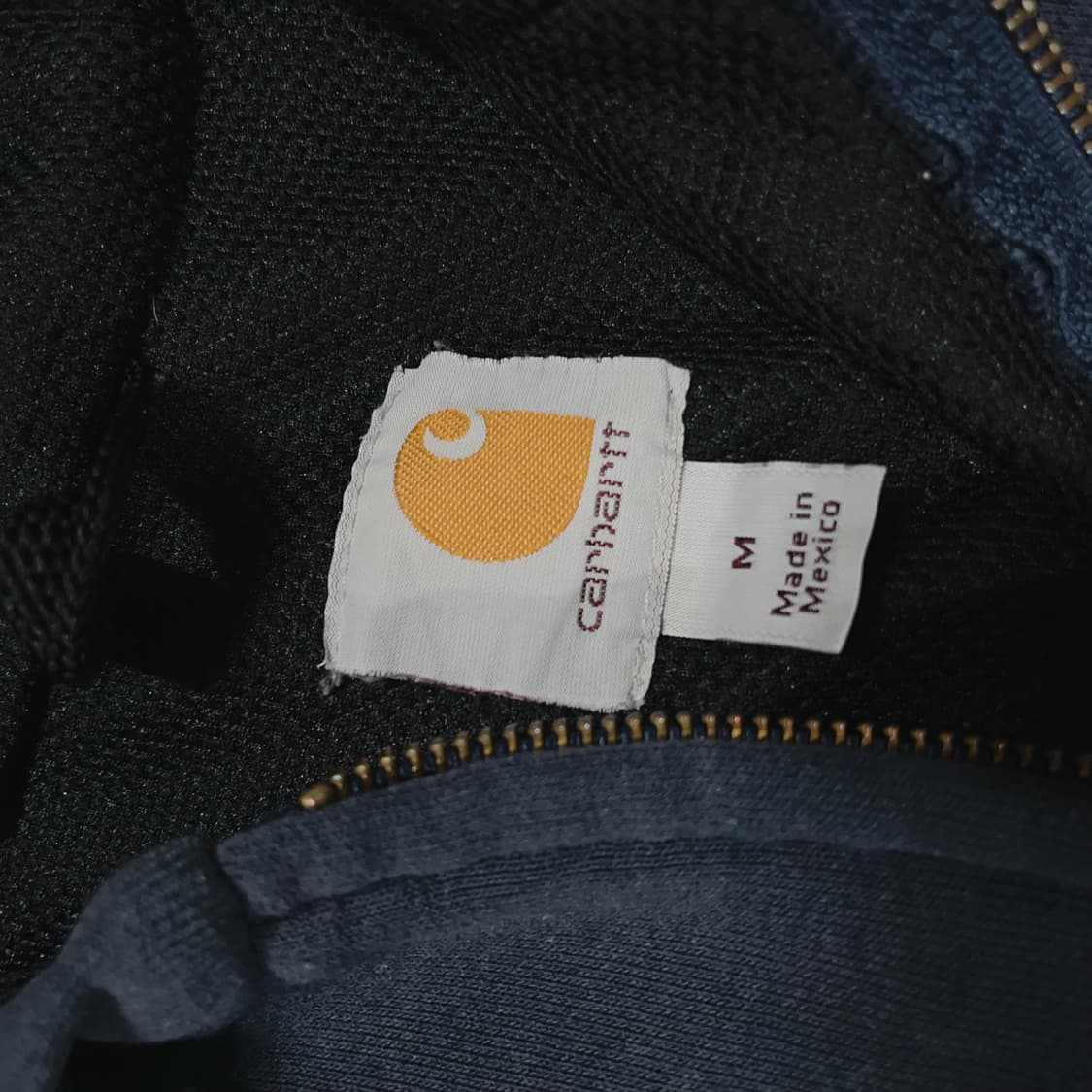 [정품] 칼하트 네이비 써멀 후드집업 [ M ] 상품이미지5