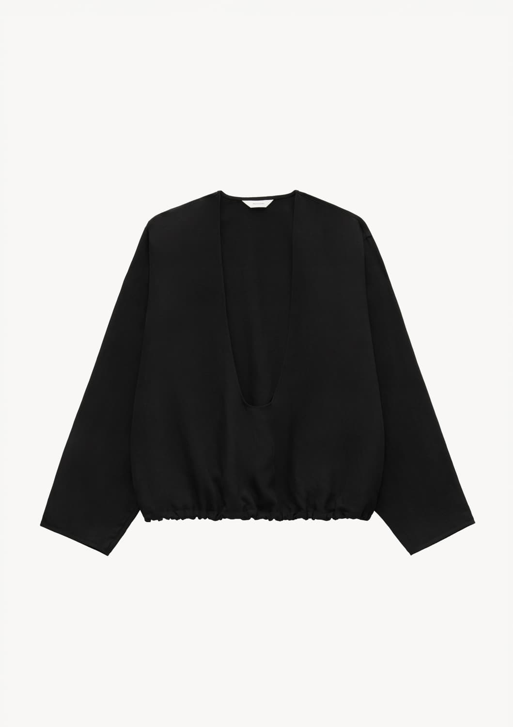 문달 Fluid Layered Top in Black 상품이미지4