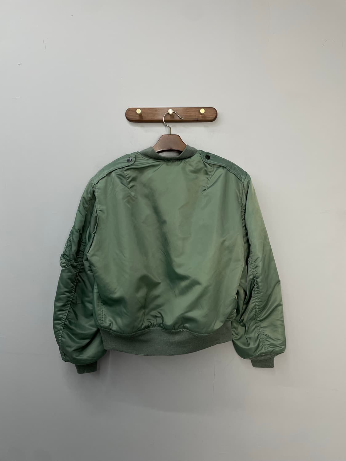 빈티지 카키 플라이트 자켓 H942 상품이미지4