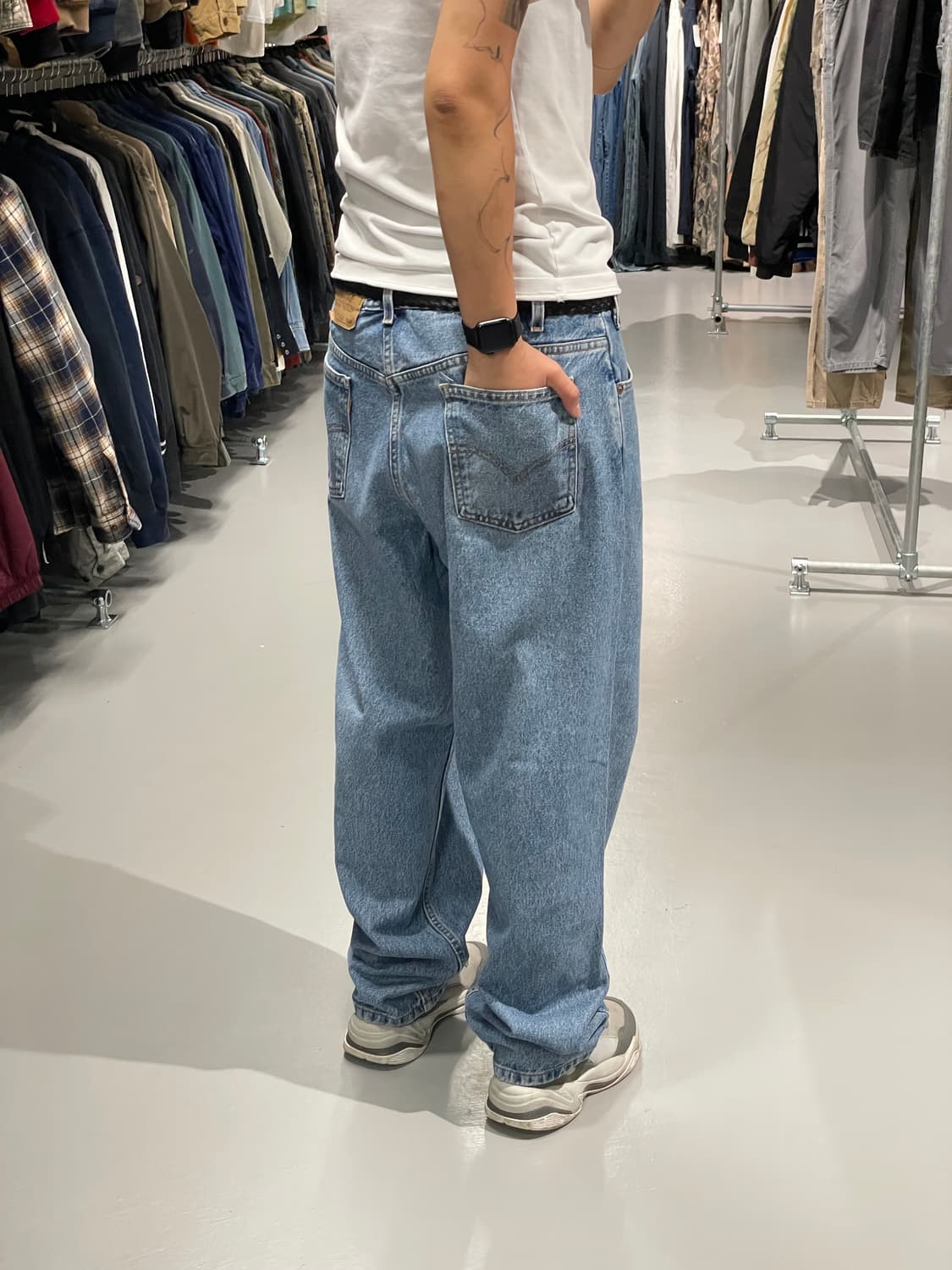 리바이스 90s 555 오렌지탭 데님 팬츠 (배기핏) 상품이미지3