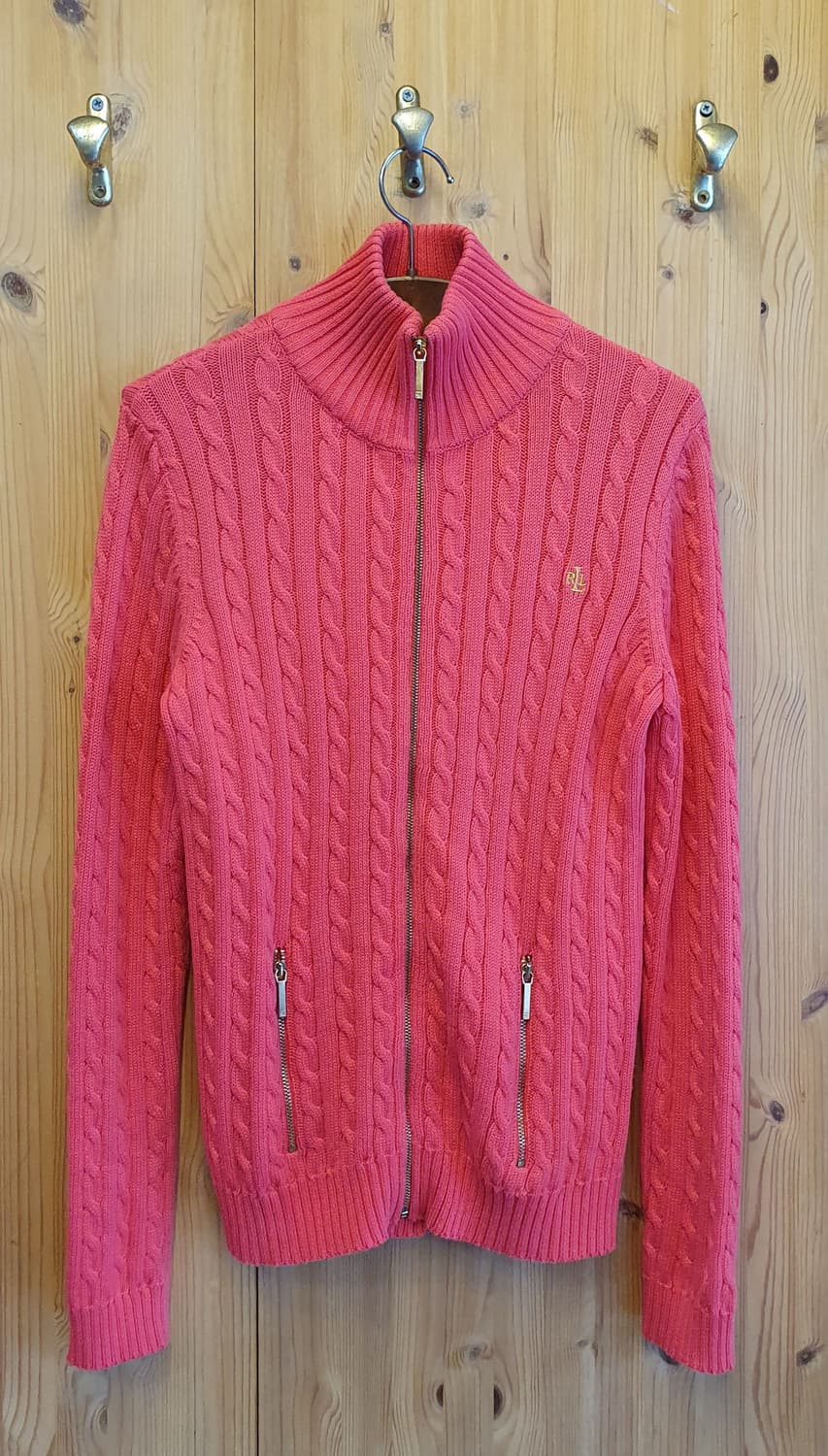 55.랄프로렌 케이블 집업니트 상품이미지1