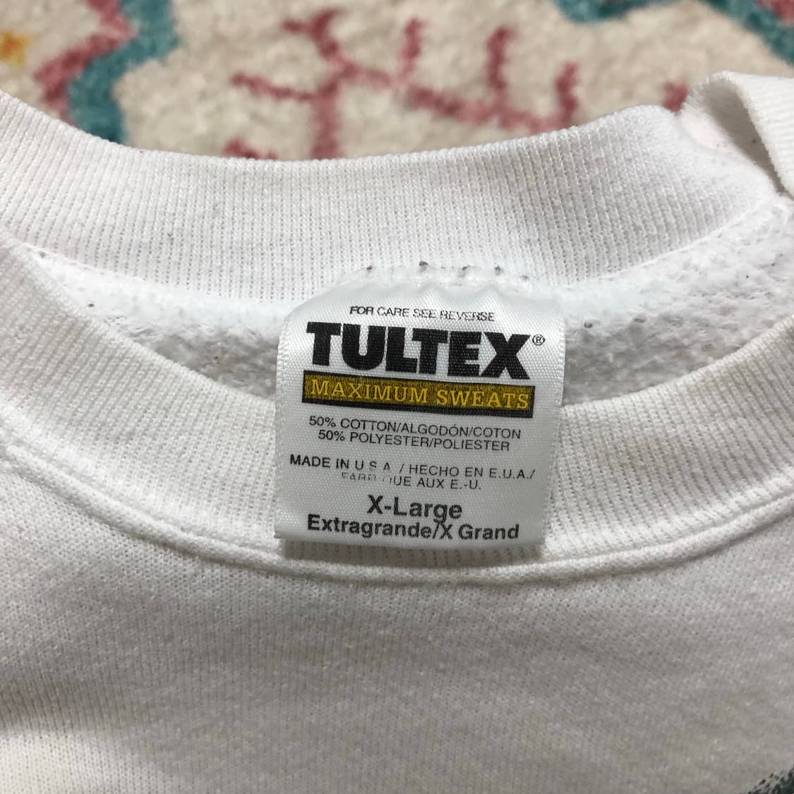 90s USA TULTEX Sweat Shirt 미국생산 스웻셔츠 맨투맨 상품이미지2