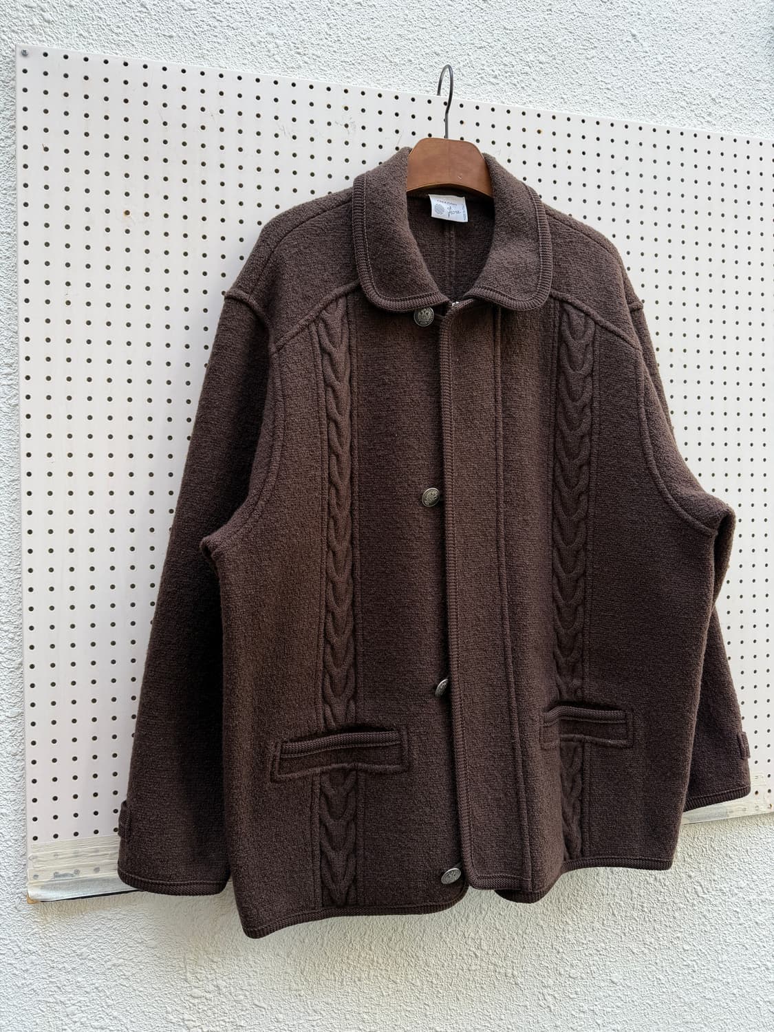 1990s FIORE BOILED WOOL JACKET 이탈리아 울자켓 상품이미지3