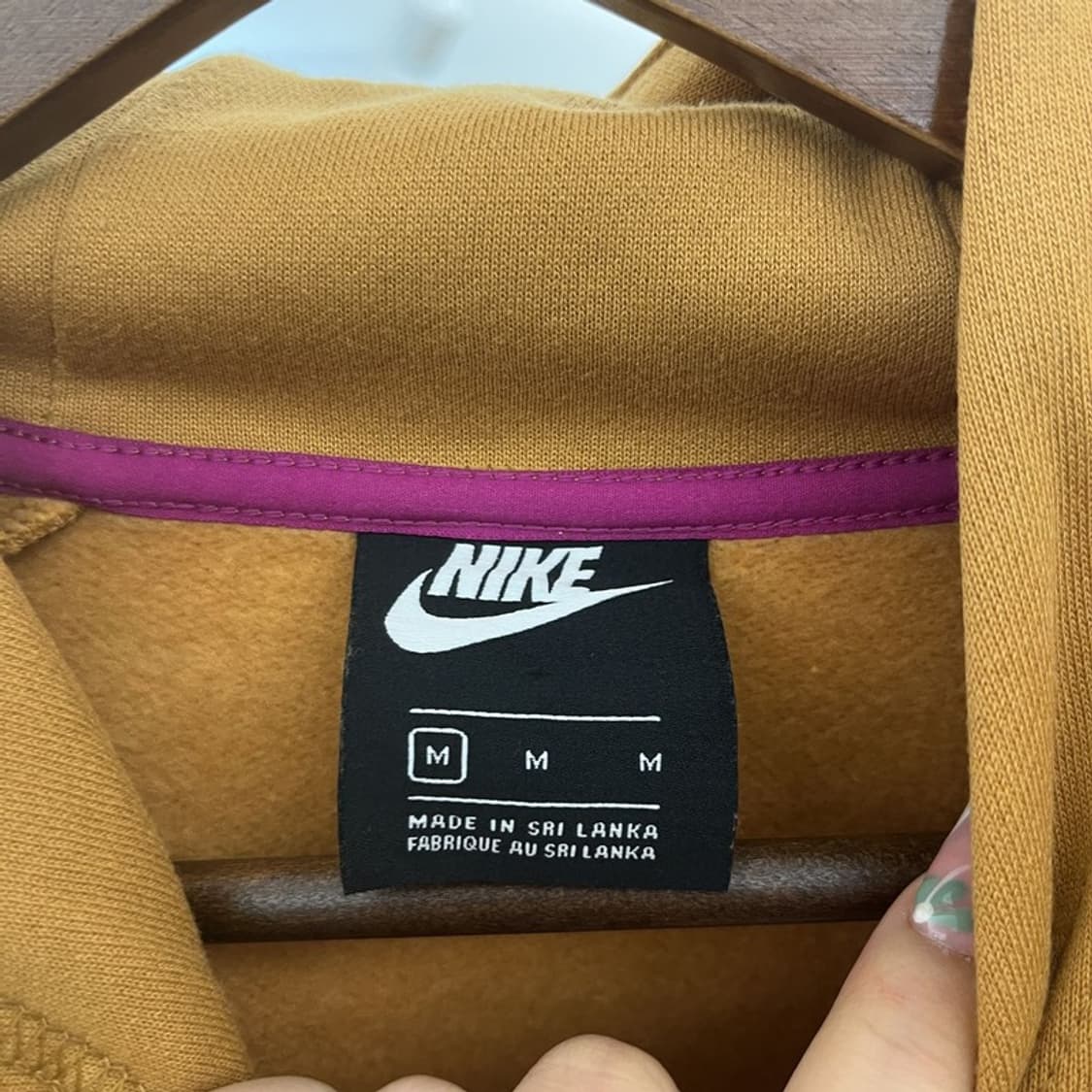 나이키 올드스쿨 레트로 Y2K 스우시 크롭 후드티 M C11144 상품이미지5