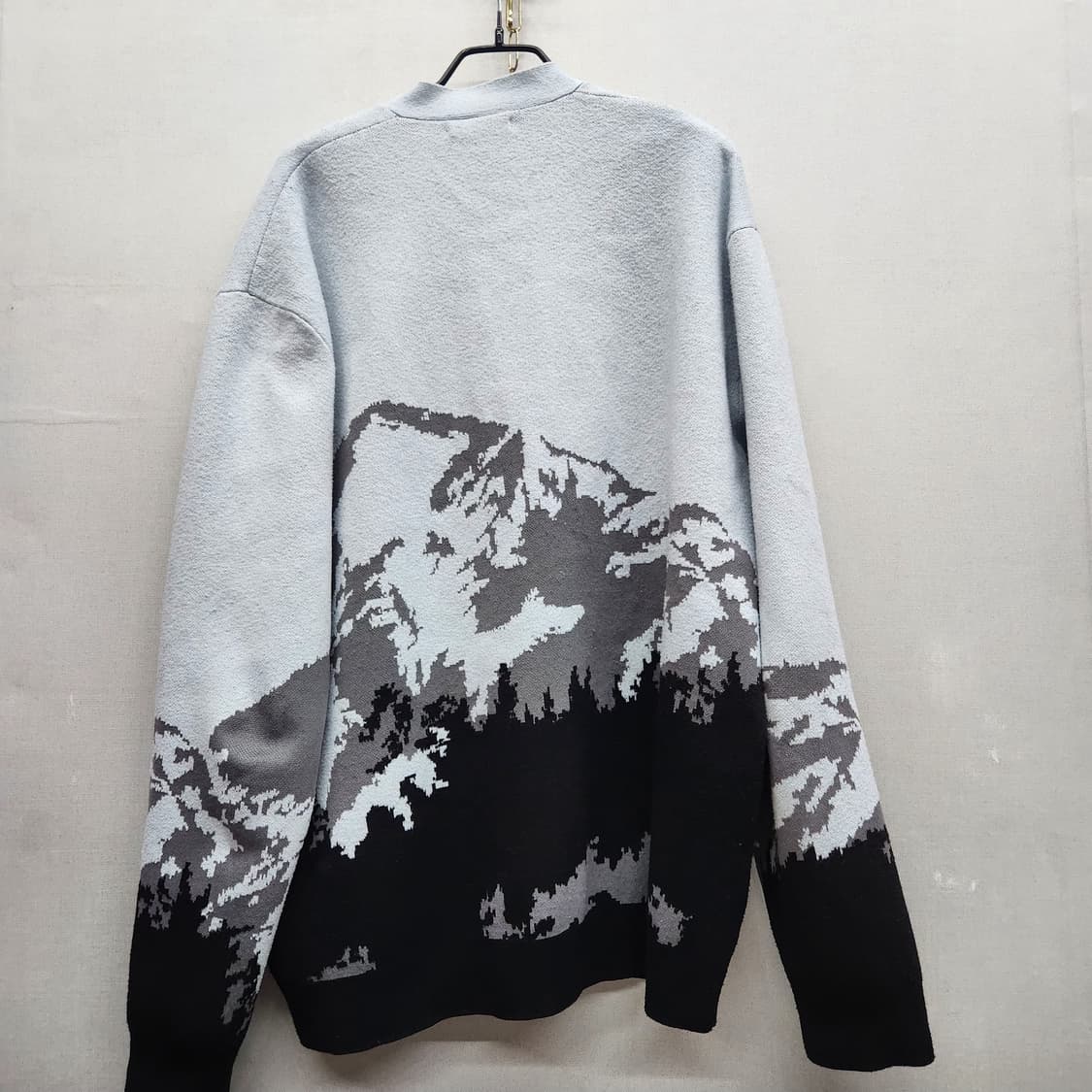 자라 ZARA 마운틴 무늬 니트 가디건 XL(2XL) 상품이미지4