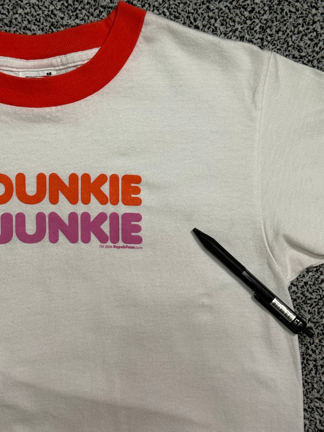00s “DUNKIE JUNKIE” Parody T-shirt 상품이미지5