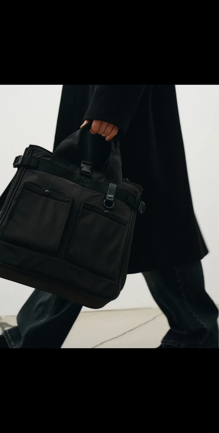 [미개봉 새상품] 드로우핏 어베인 카운티 크로스 토트백 블랙 상품이미지4