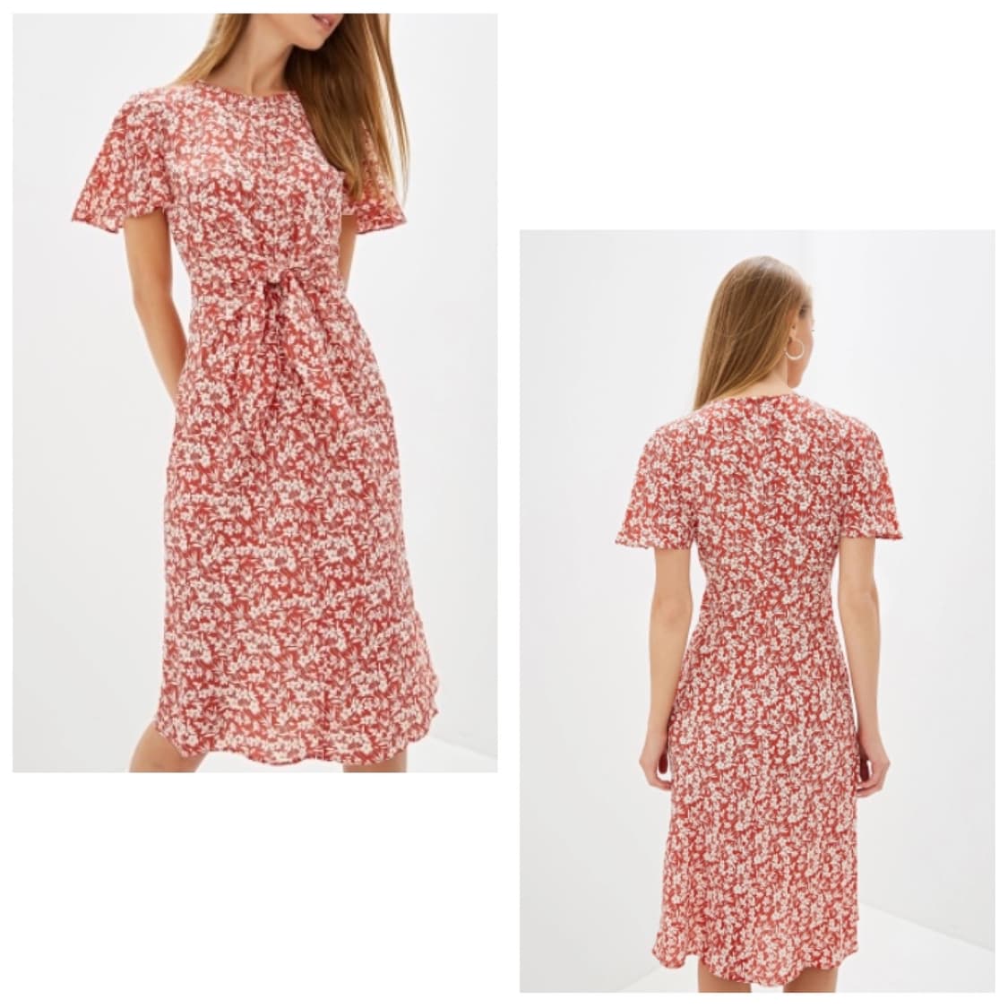 로렌 랄프로렌 플로럴 롱 원피스 레드 0사이즈 상품이미지2