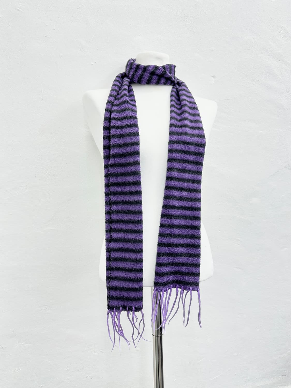 Vintage purple stripe muffler 상품이미지4