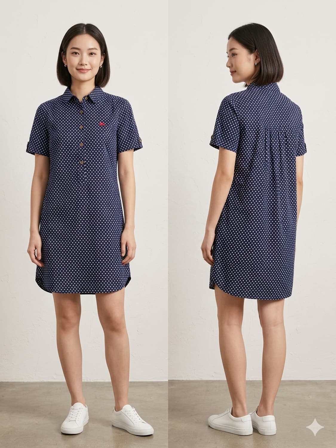 Burberry Blue Label 도트 셔츠 원피스55 상품이미지1