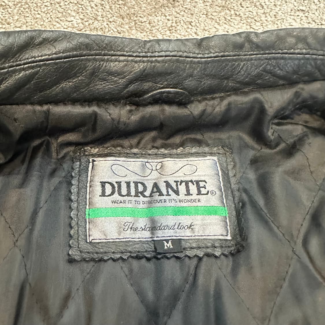 DURANTE 소가죽 하프 사파리 코트(자켓)L 상품이미지2