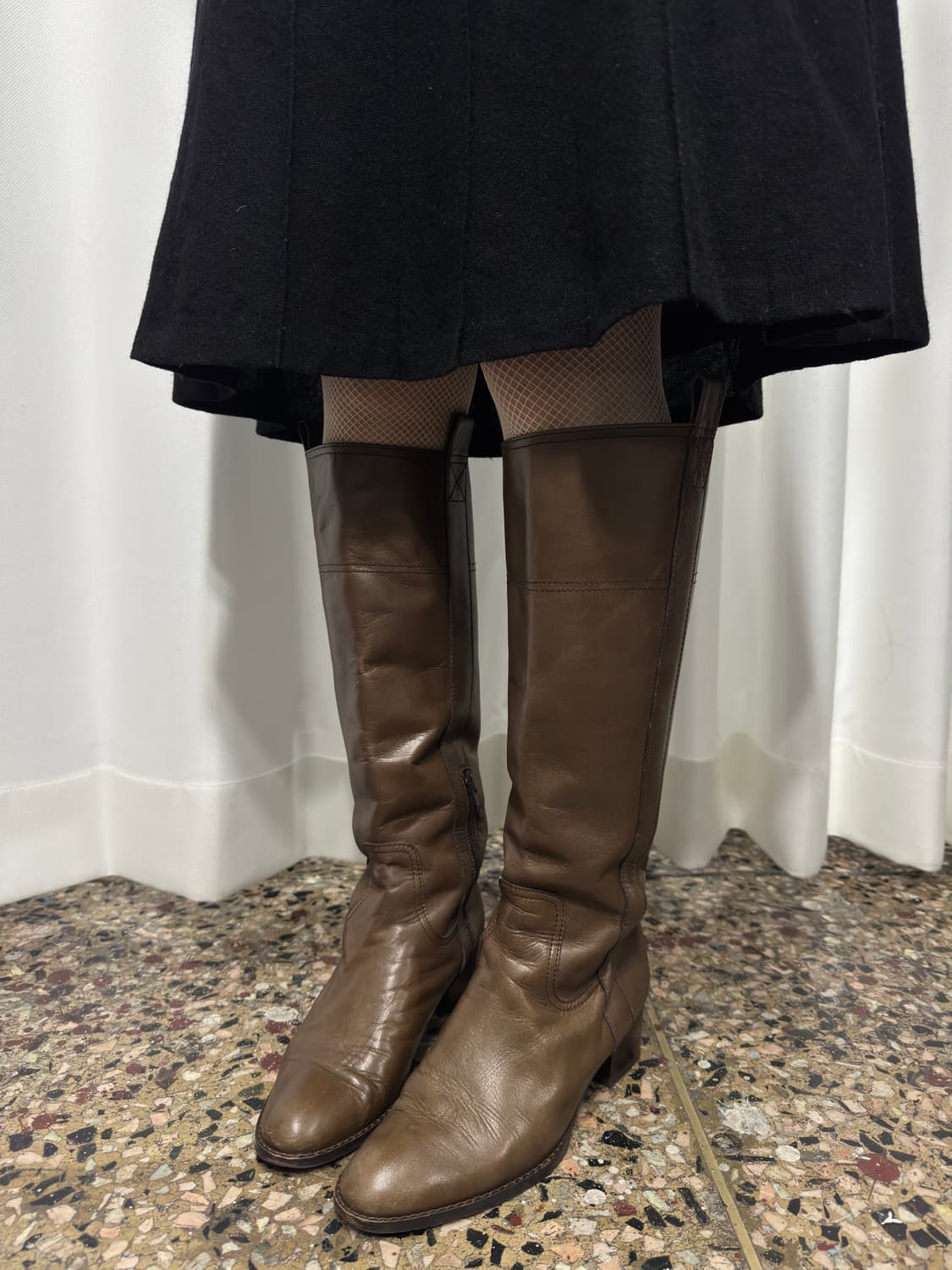 ana brown leather boots 상품이미지4