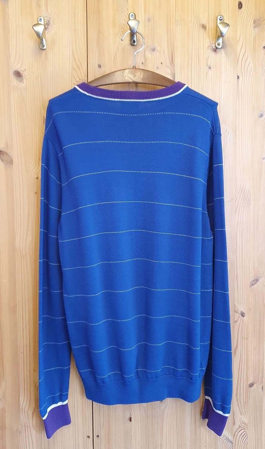 95.라코스테 블루 니트 상품이미지2