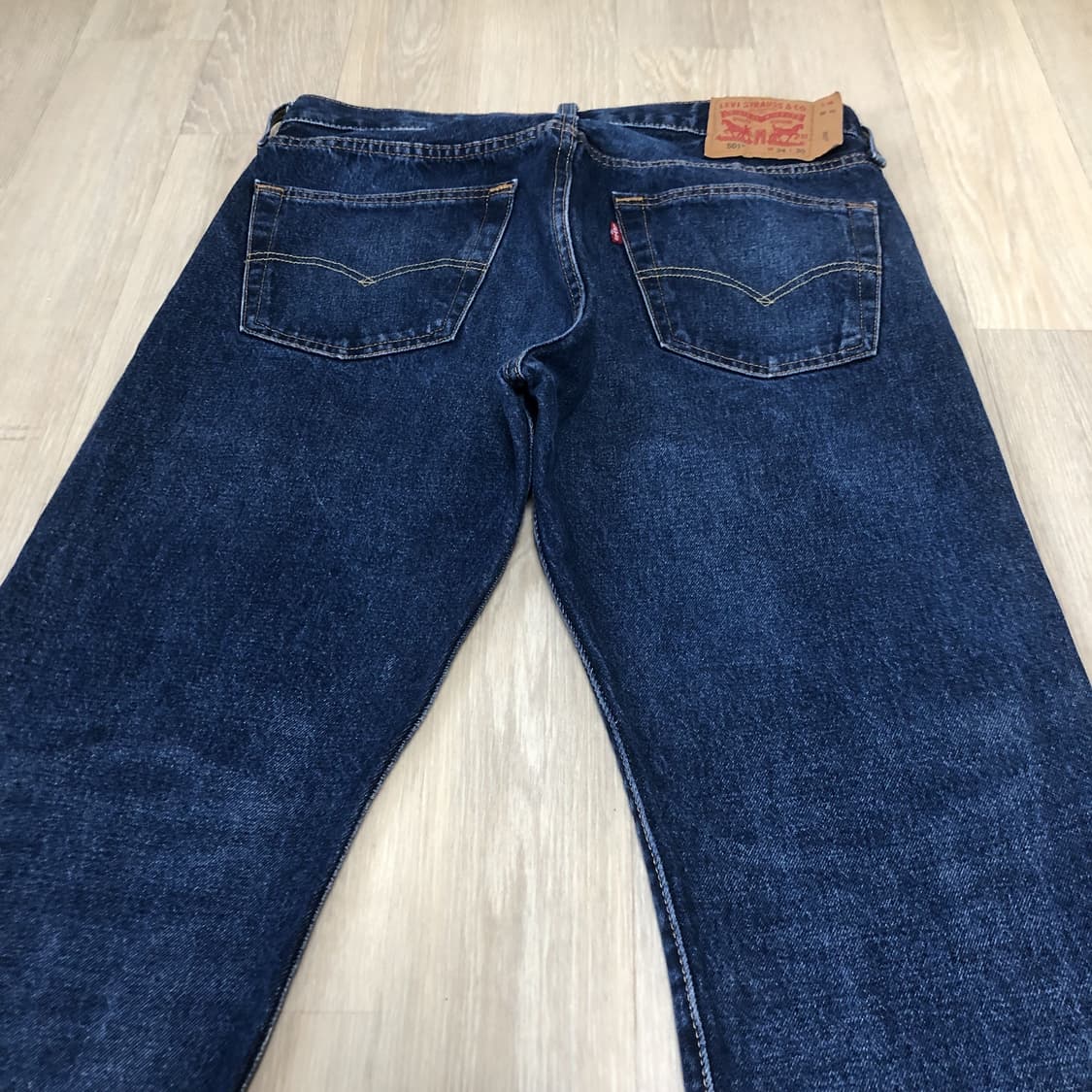 (34) 리바이스 Levi's 501 스트레이트핏 워시드 중청 데님 상품이미지7
