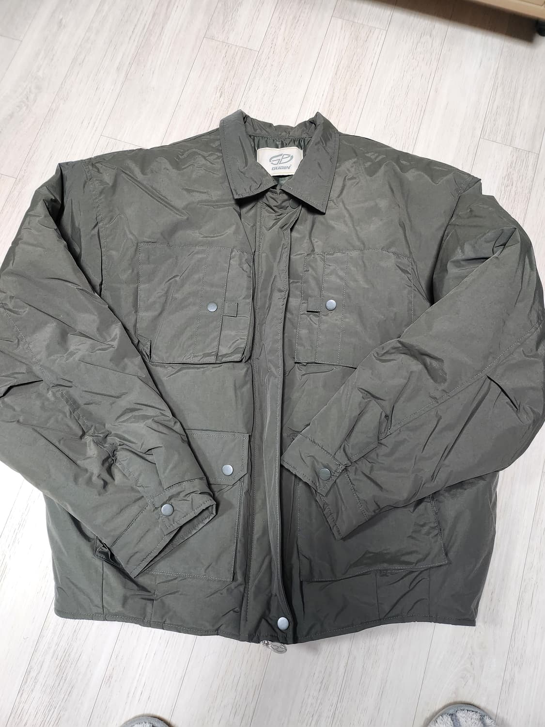 구빈 카라 패딩 워크 자켓 상품이미지2