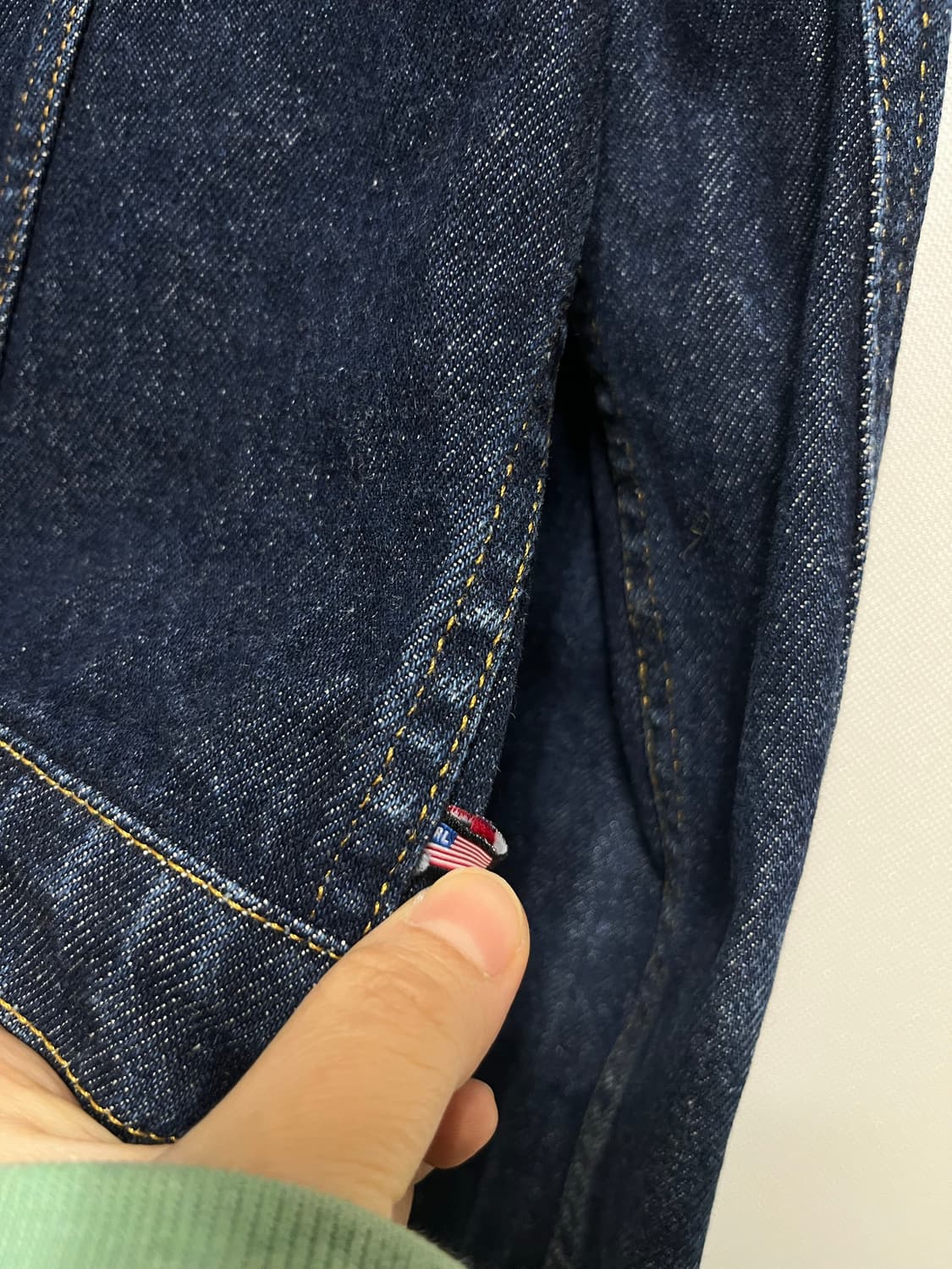 폴로진 데님 자켓 청자켓 S 상품이미지7