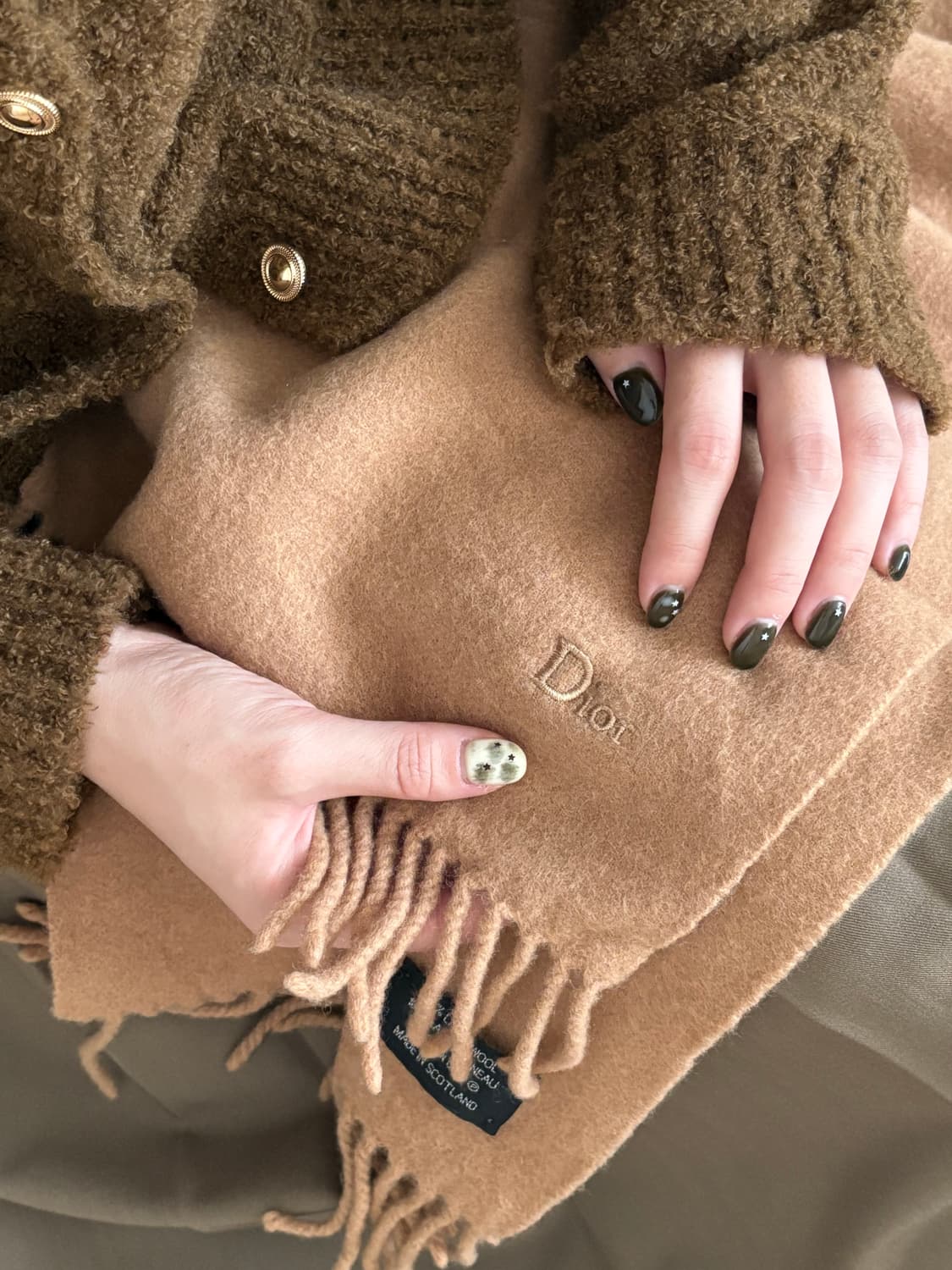 Christian Dior 디올 머플러 베이지 상품이미지8