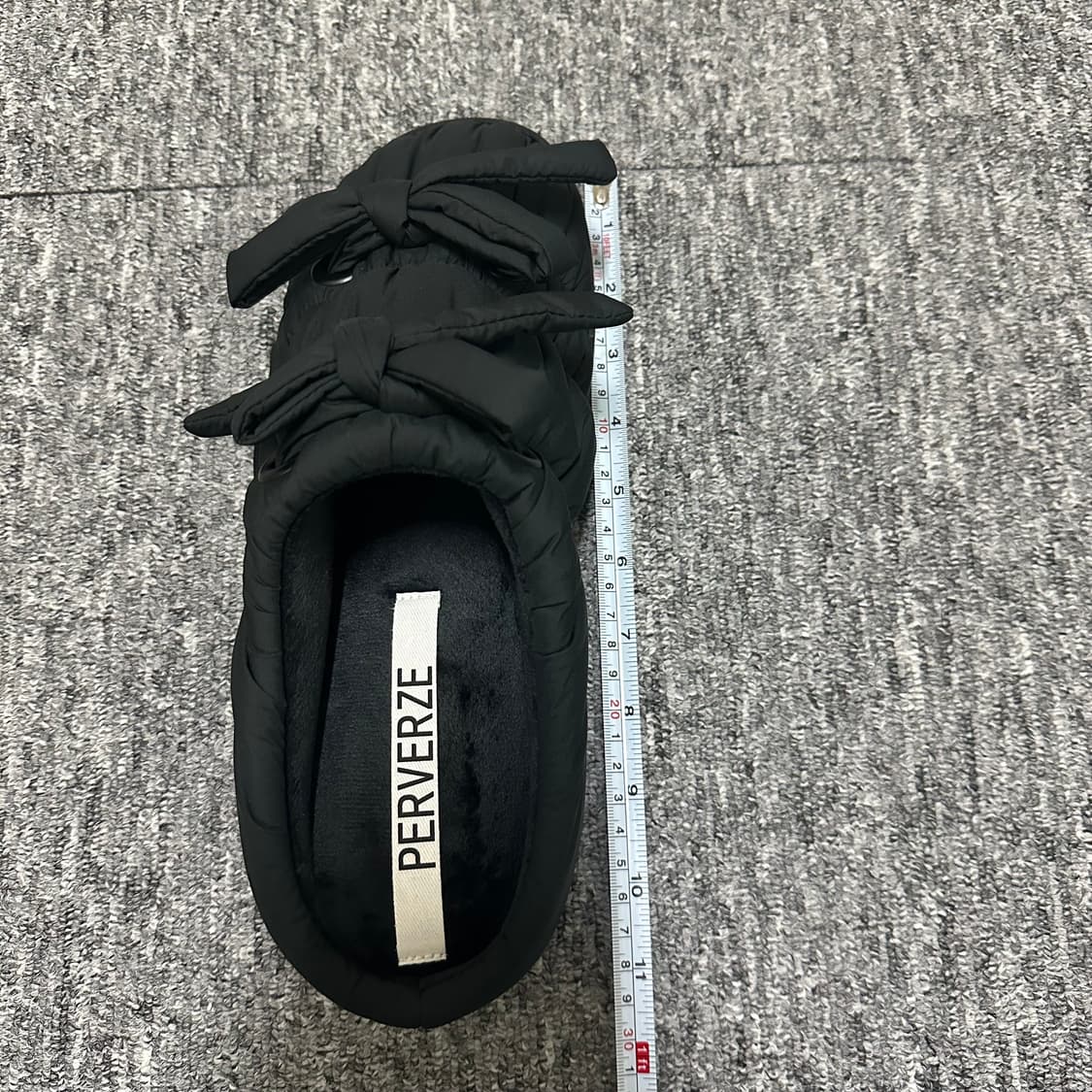 PERVERZE/ SUBU 퍼버즈 x 수부 subu 콜라보 뮬 신발 블랙 상품이미지8