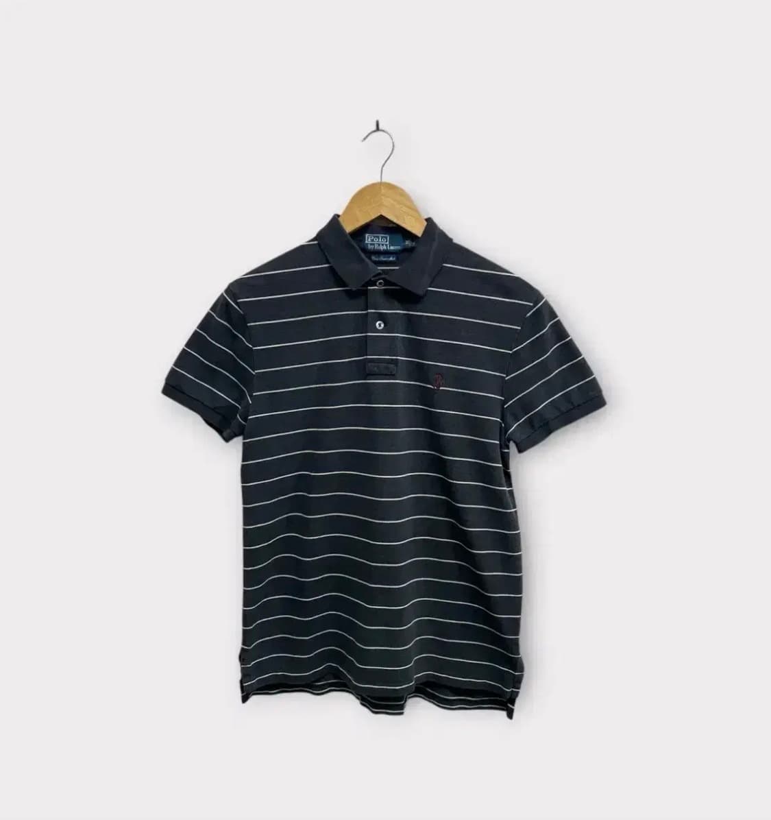 폴로 차콜 스트라이프 PK 반팔티 S-M 상품이미지1