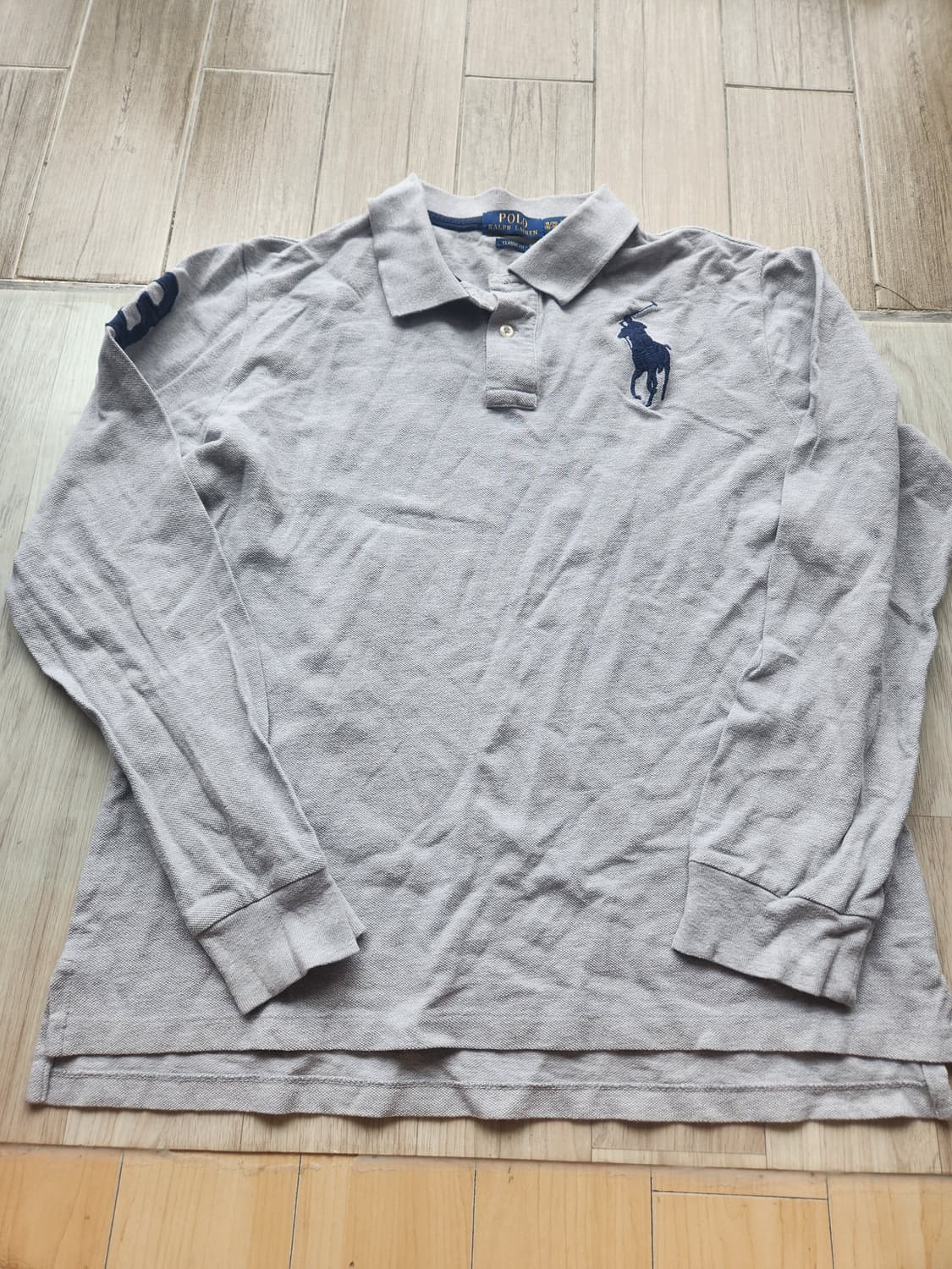 폴로 랄프로렌 빅포니 긴팔 PK티 (M정도) 상품이미지1