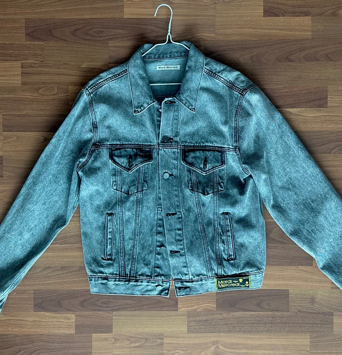 마르디 메크르디 데님 트러커  DENIM TRUCKER SNOWBLACK 상품이미지1
