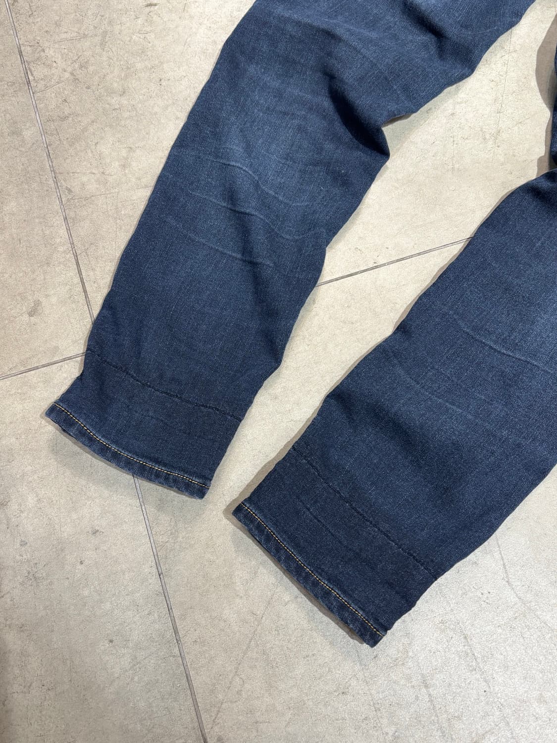 엑시즈팜 빈티지 레이스 디테일 데님팬츠 상품이미지8