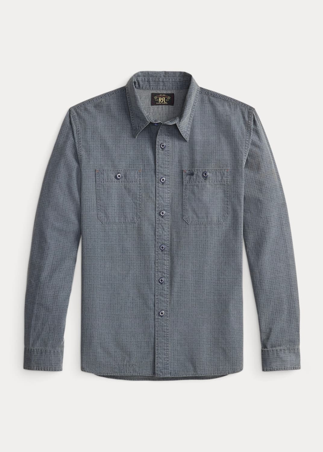 RRL 체크 프린트 우븐 워크셔츠 상품이미지1