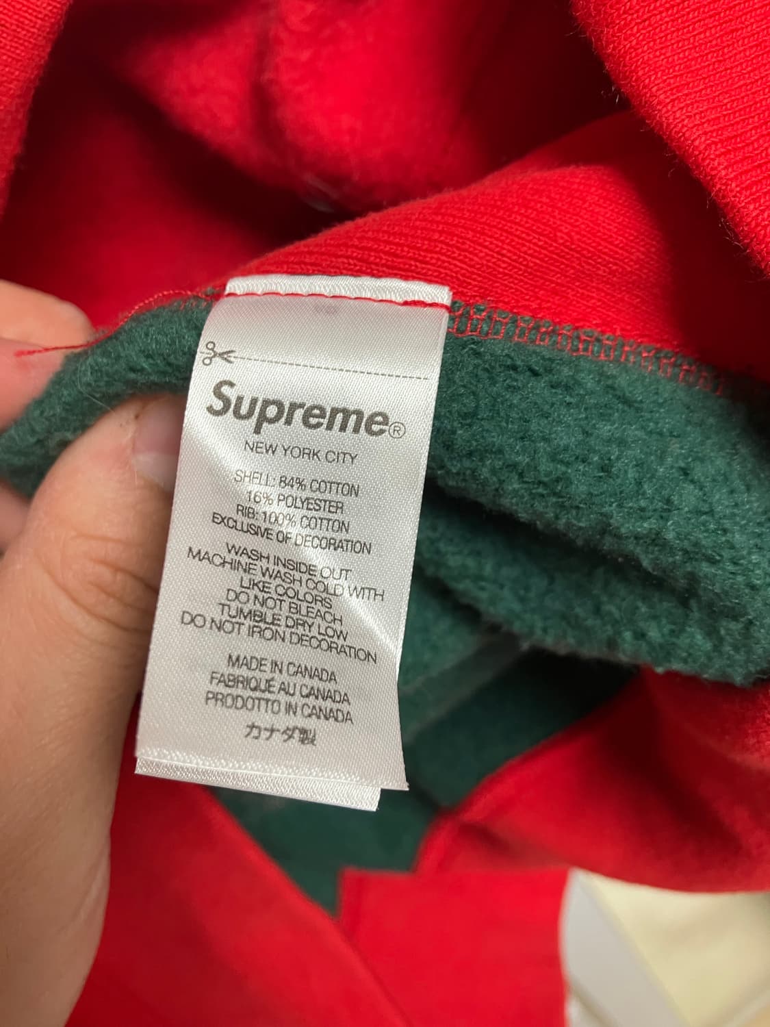 (L) 슈프림 박스로고 후드 스웨트셔츠 멀티컬러 - 24FW 상품이미지3