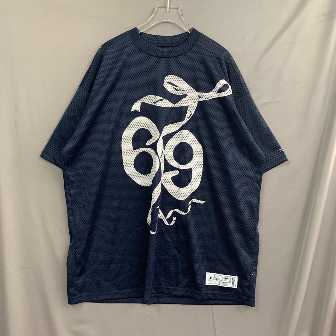 L 나이스고스트클럽 엔젤넘버 69 메쉬 빅 져지 오버핏 반팔티 상품이미지2