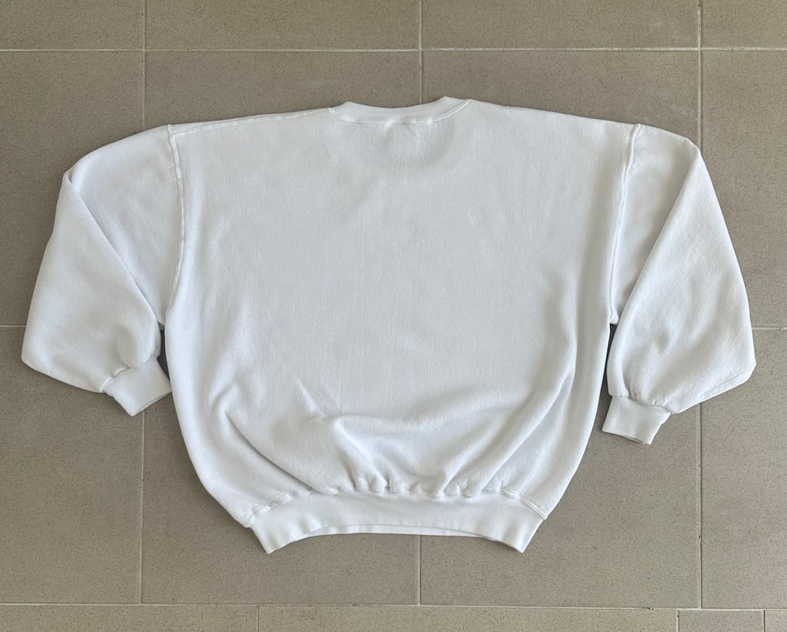 90s 빈티지 러셀 스웻셔츠 화이트 XXL 상품이미지2