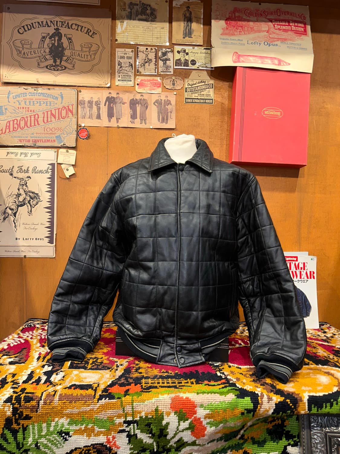 ( XL ) 가죽자켓 아메카지 양가죽자켓 레더자켓 항공점퍼 가죽코트 상품이미지3