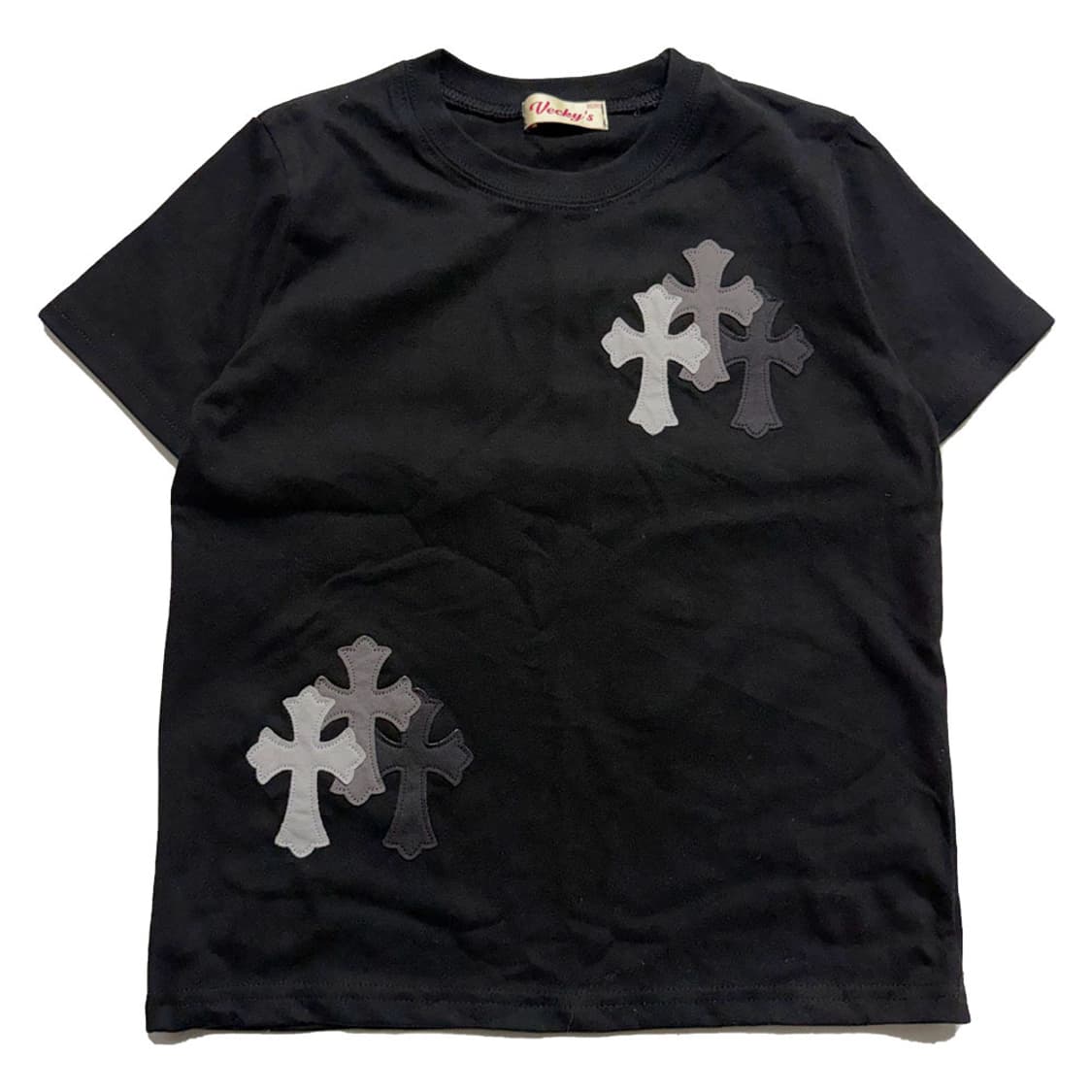 새상품 여자 라운드넥 반팔 (블랙) 상품이미지1