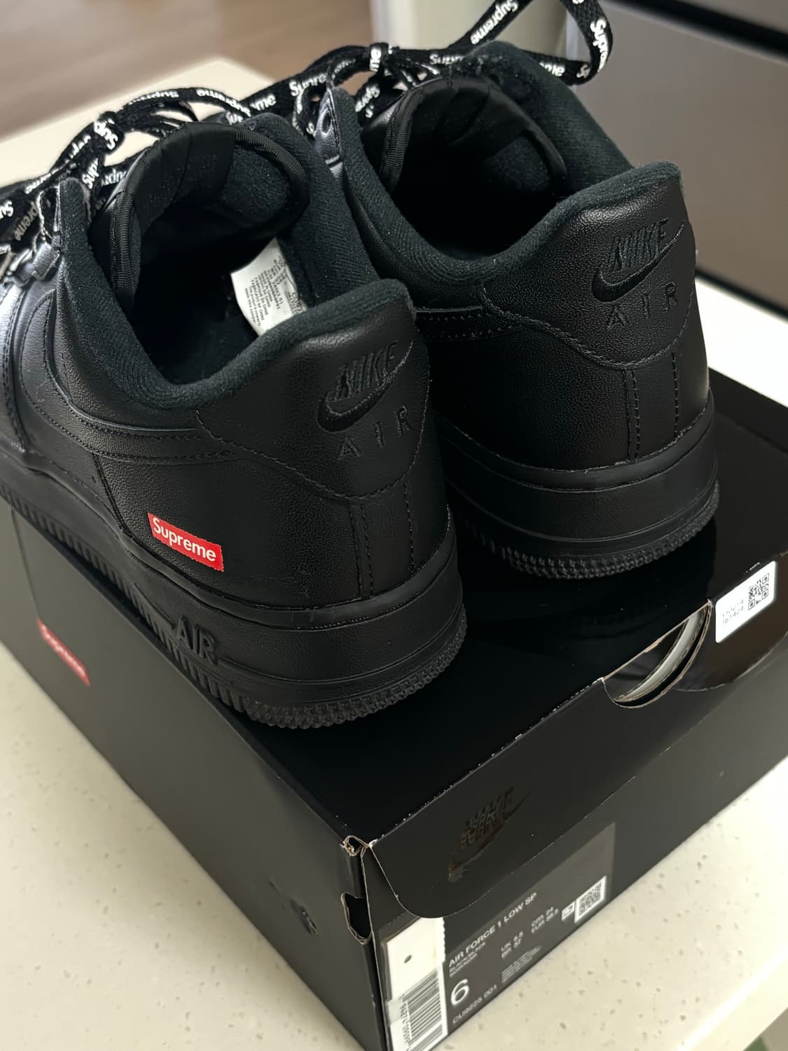 슈프림에어포스 블랙240 상품이미지5