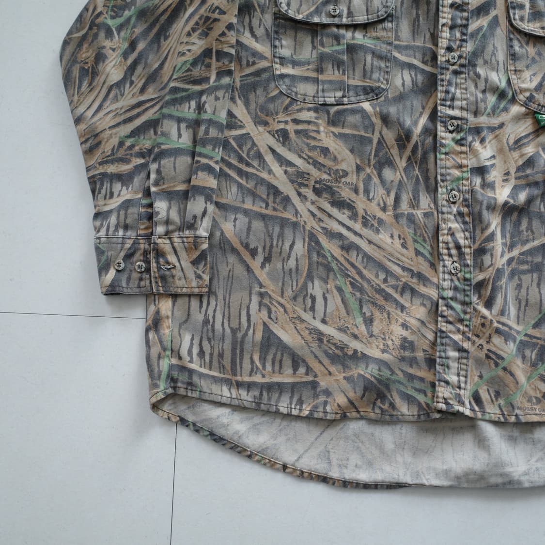 90s 미국생산  모시오크 리얼트리 플란넬 셔츠 워크셔츠 상품이미지6