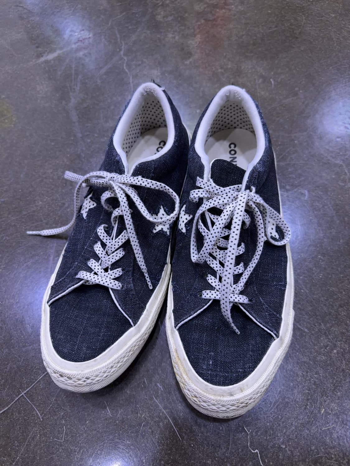 컨버스 올스타 원스타 샴브레 도트 로우 스니커즈 270 상품이미지2