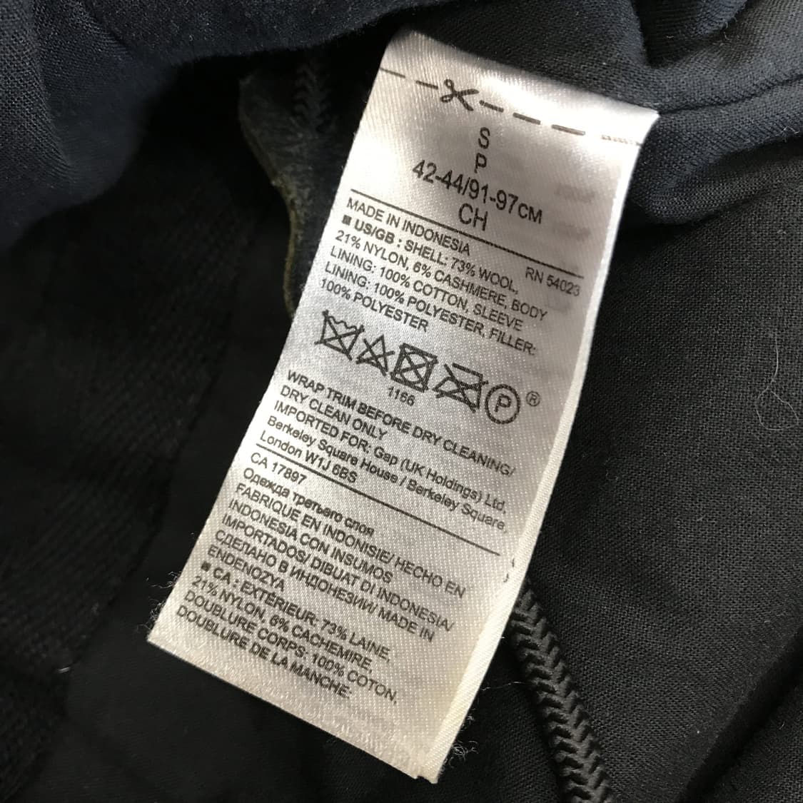 바나나리퍼블릭 울캐시미어 셔츠자켓 [S] 상품이미지5