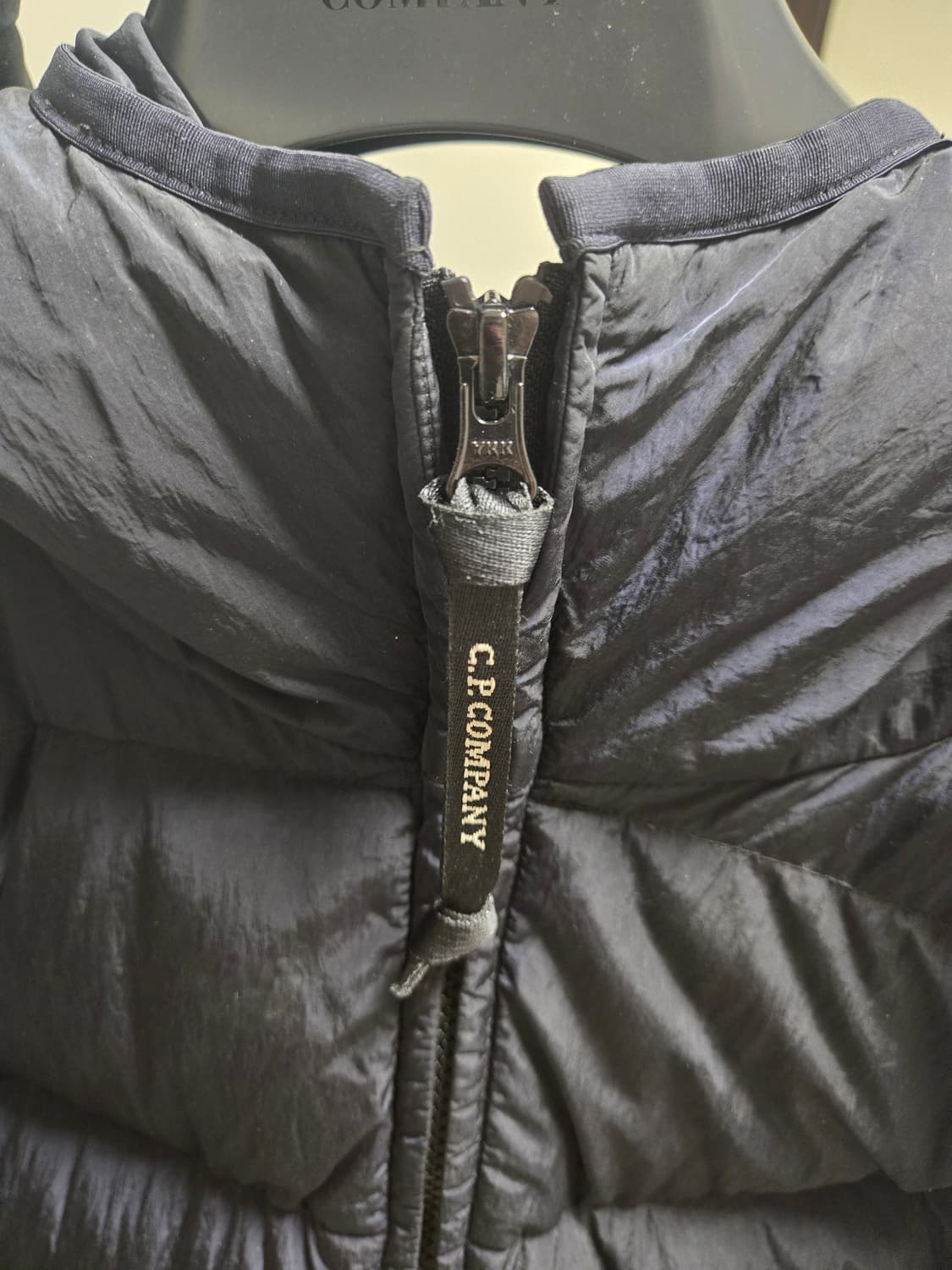 cp컴퍼니 크롬R 덕다운 점퍼 고글 패딩 L 100~105 이클립스 블루 상품이미지7