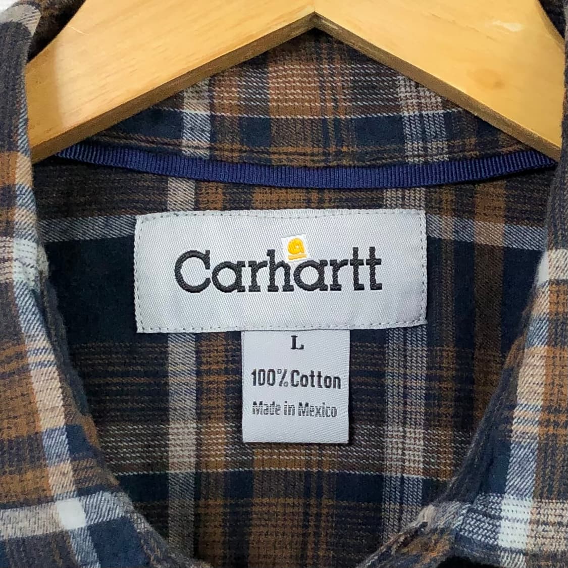 L 칼하트 체크 워크 남방 상품이미지3