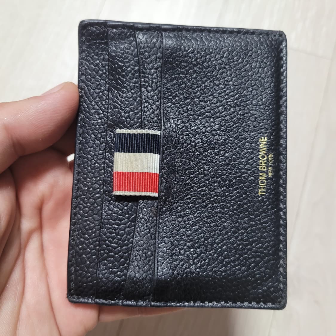 정품 톰브라운 블랙 카드지갑 상품이미지3