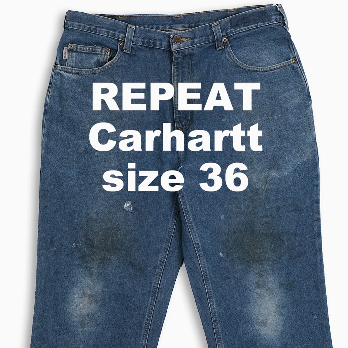 빈티지 칼하트 진청 워크 팬츠 36 인치 CH3813601 상품이미지1