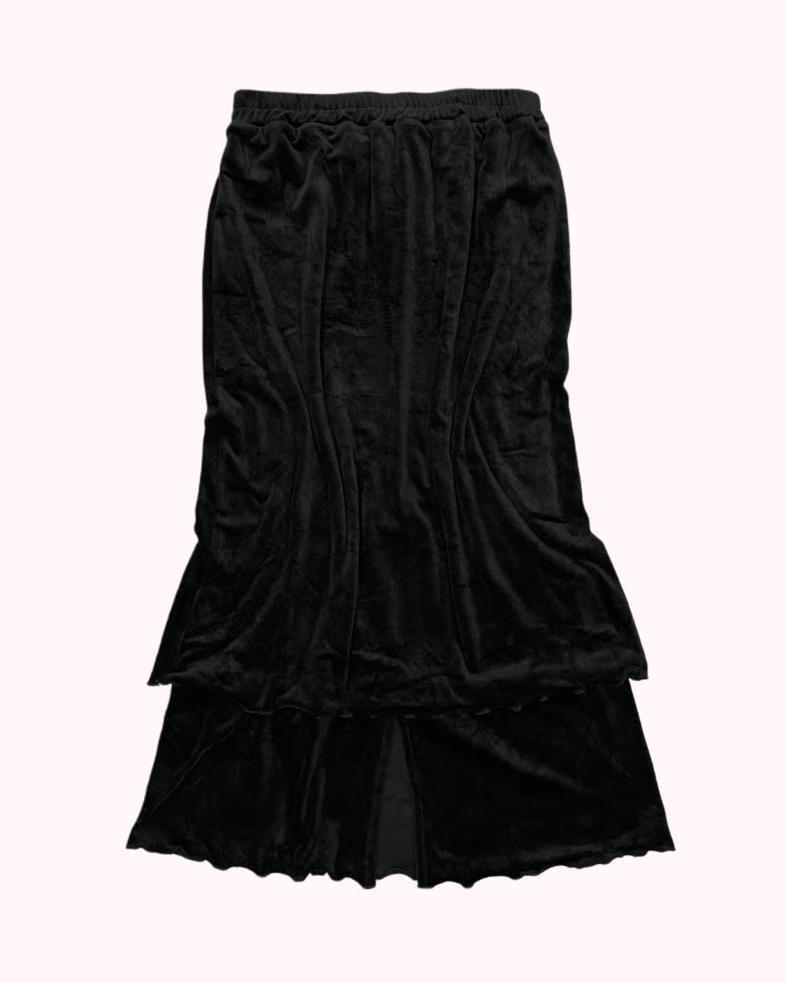 black velvet layered skirt 상품이미지4
