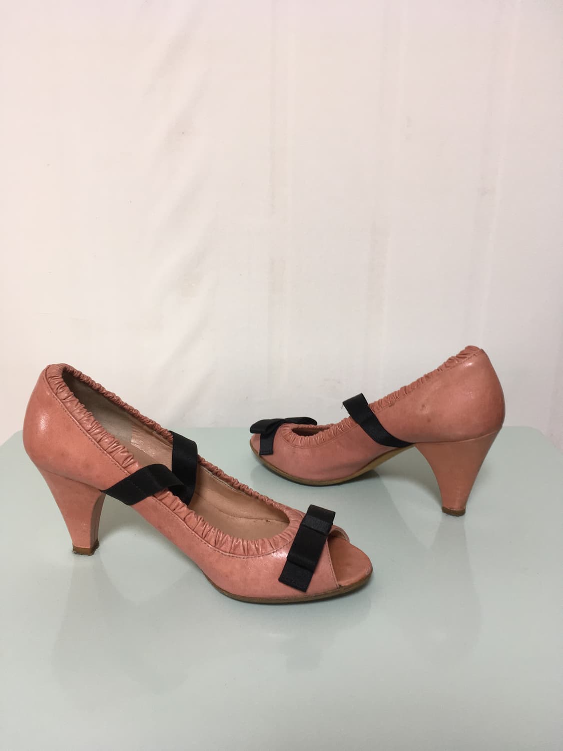 MARC BY MARC JACOBS Pink Shirred Peep To 상품이미지4