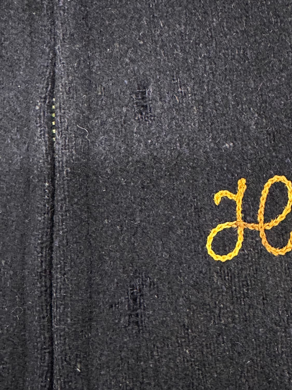 60s ELCO School 리버서블 울 바시티 자켓 M 상품이미지10