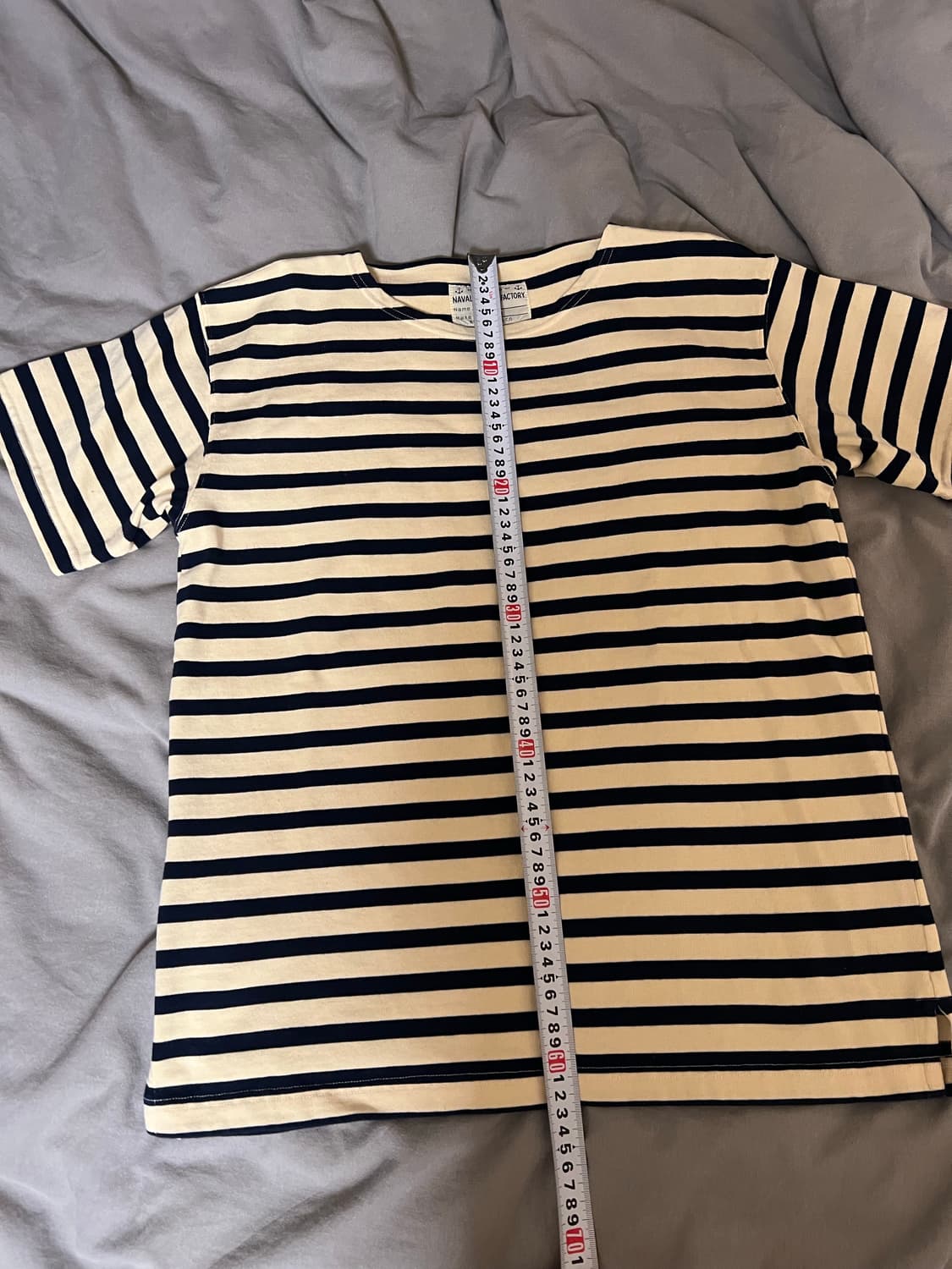 브론슨 아이보리 해군 단가라 반팔 M 38  상품이미지6