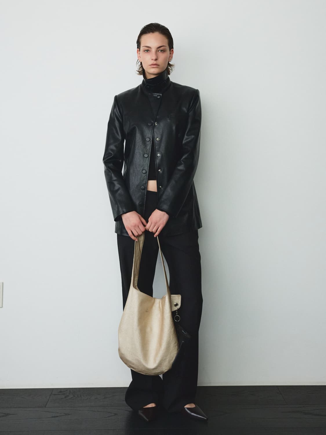 FAKE LEATHER JACKET IN TRENCH 상품이미지5