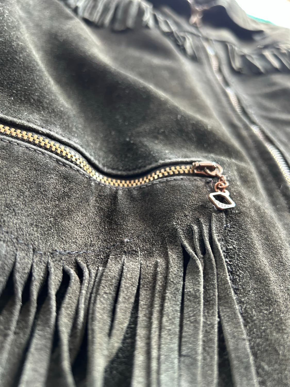 80,90‘s Diesel suede leather jacket 상품이미지4