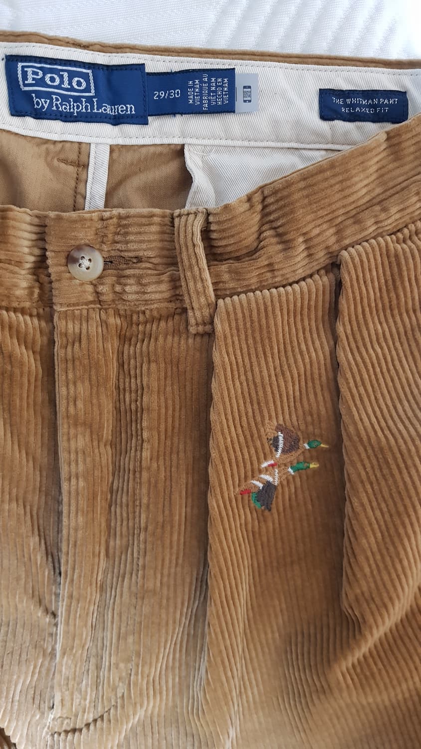 [새상품/29X30] 폴로 휘트먼 코듀로이 임브로이더 팬츠 팝니다. 상품이미지5