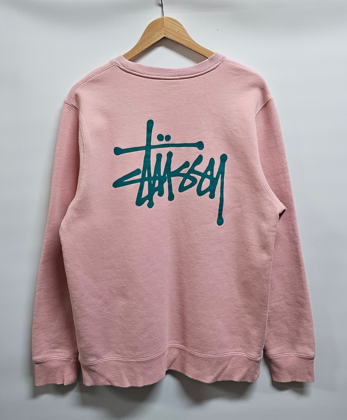 스투시 스탁로고 맨투맨 M 상품이미지2