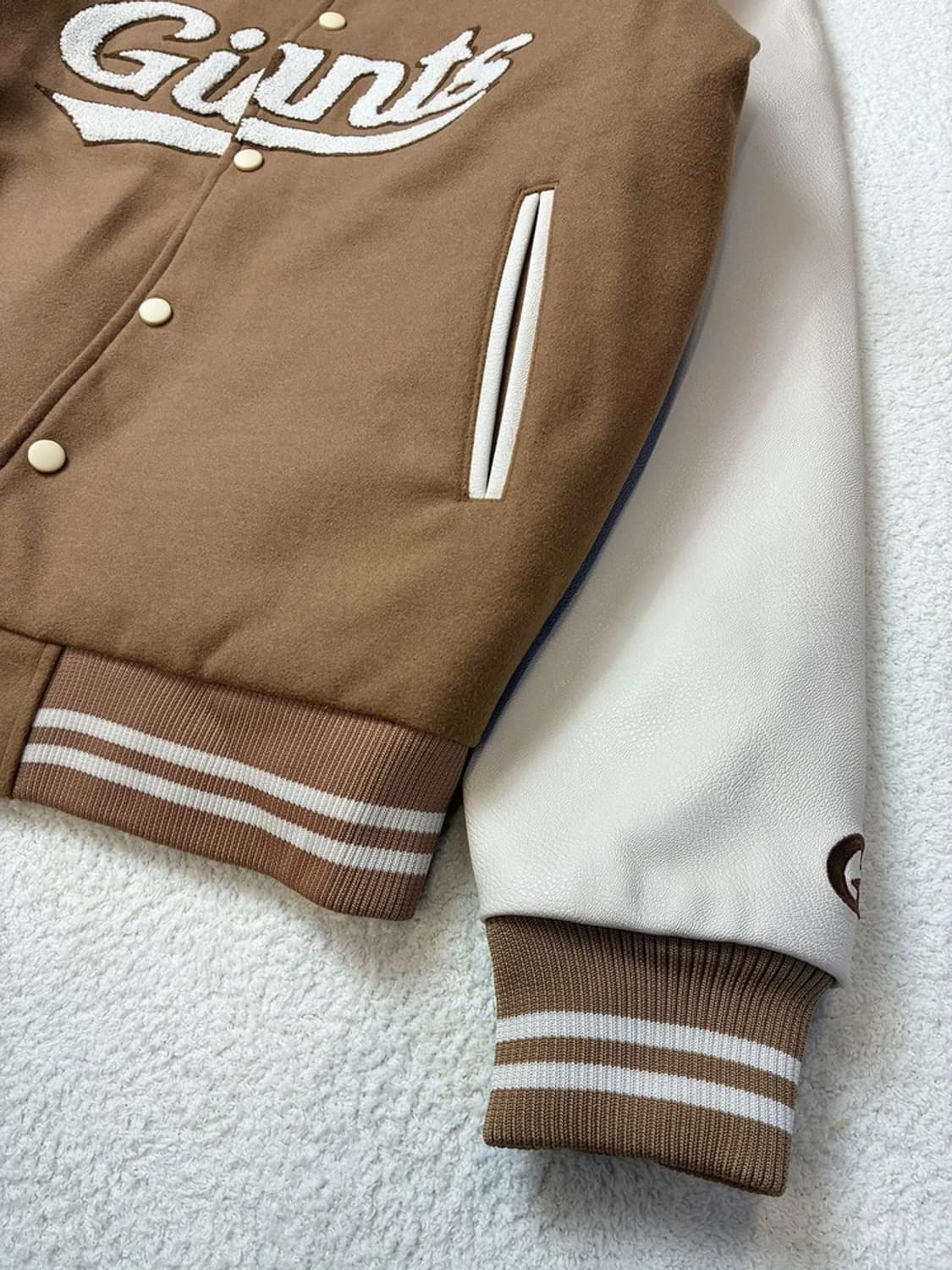 코어 CORE 21FW 레어 롯데자이언츠 바시티 자켓 PN5745    상품이미지4