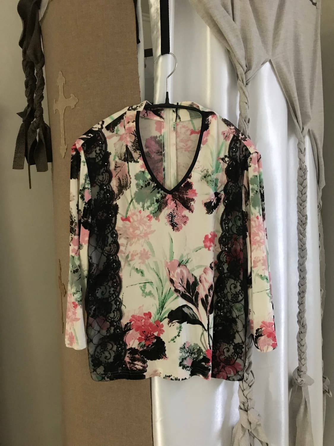 vintage pattern top 상품이미지6